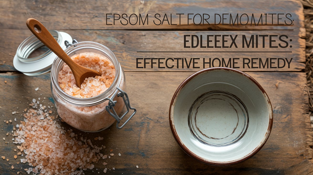 Epsom Salt for Demodex Mites