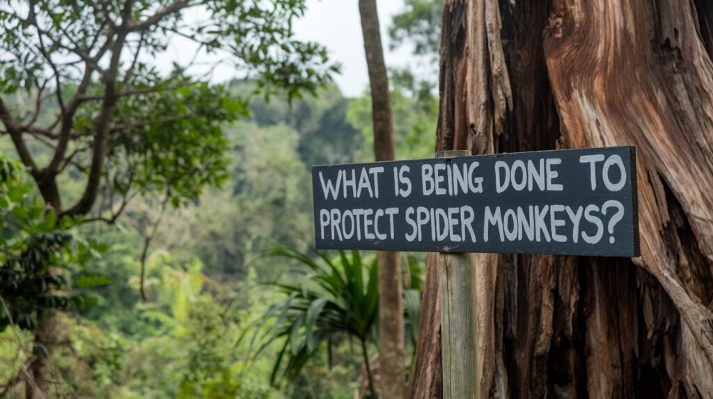 What Is Being Done To Protect Spider Monkeys?