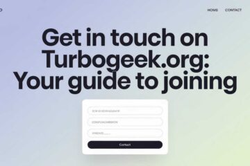 Get in Touch on TurboGeek.org